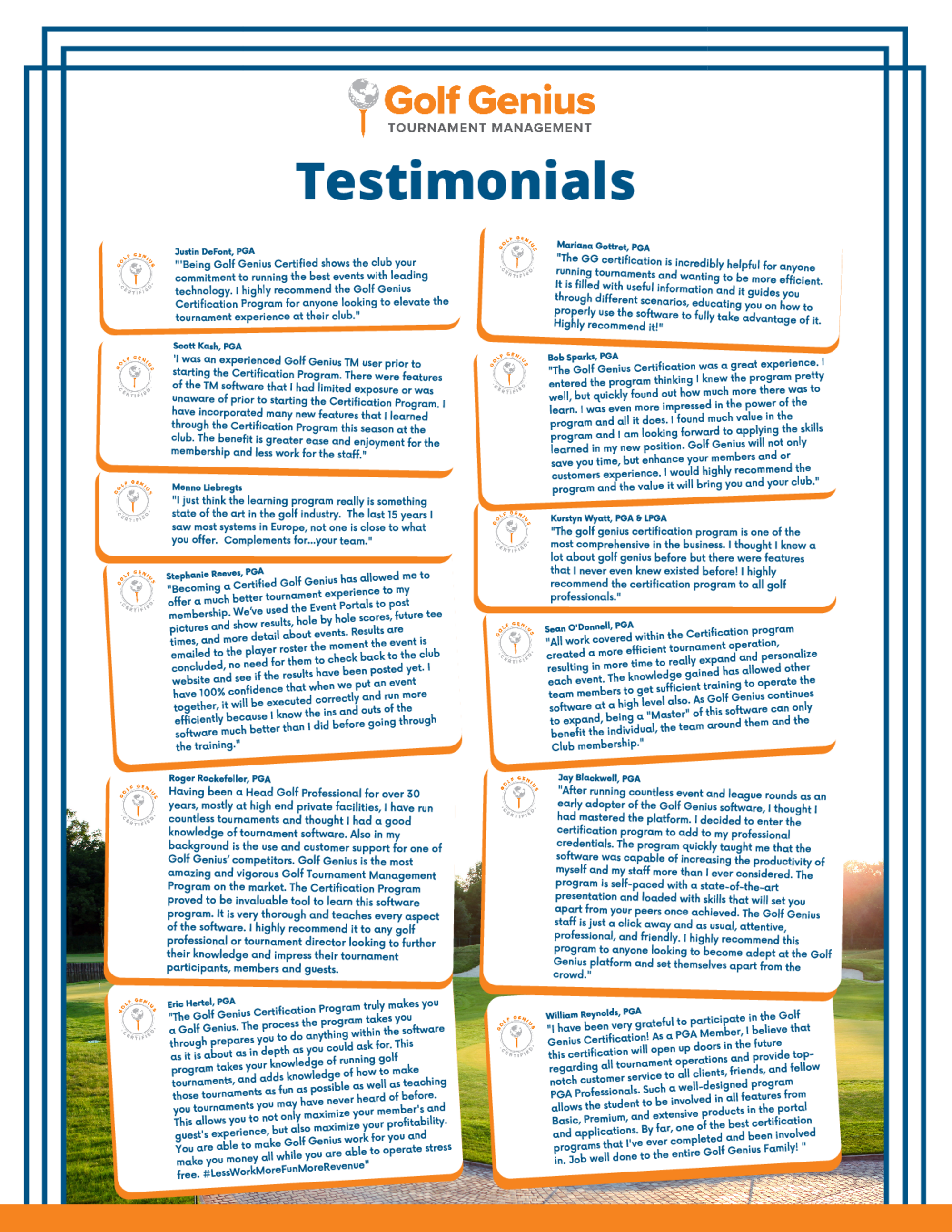 Tm certification program portal testimonials 1